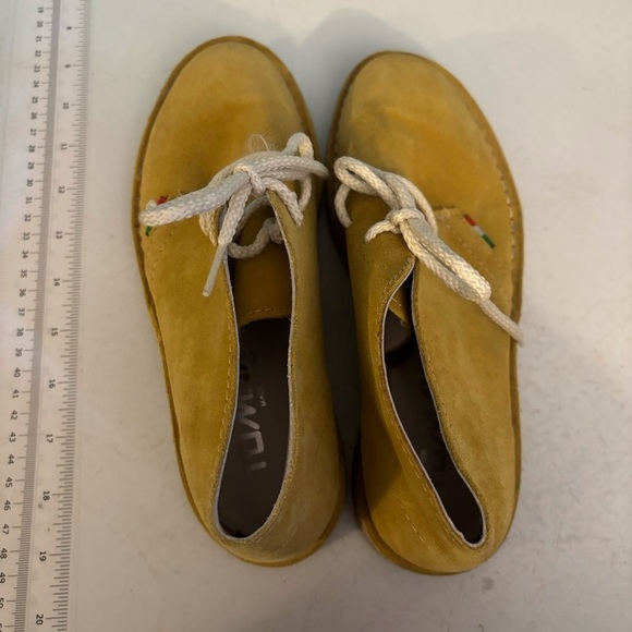 Tomax women’s yellow suede lace up booties in size ‎ 37 made in Italy - Picture 5 of 11